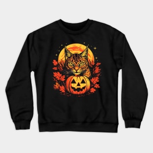 American Bobcat Halloween Crewneck Sweatshirt